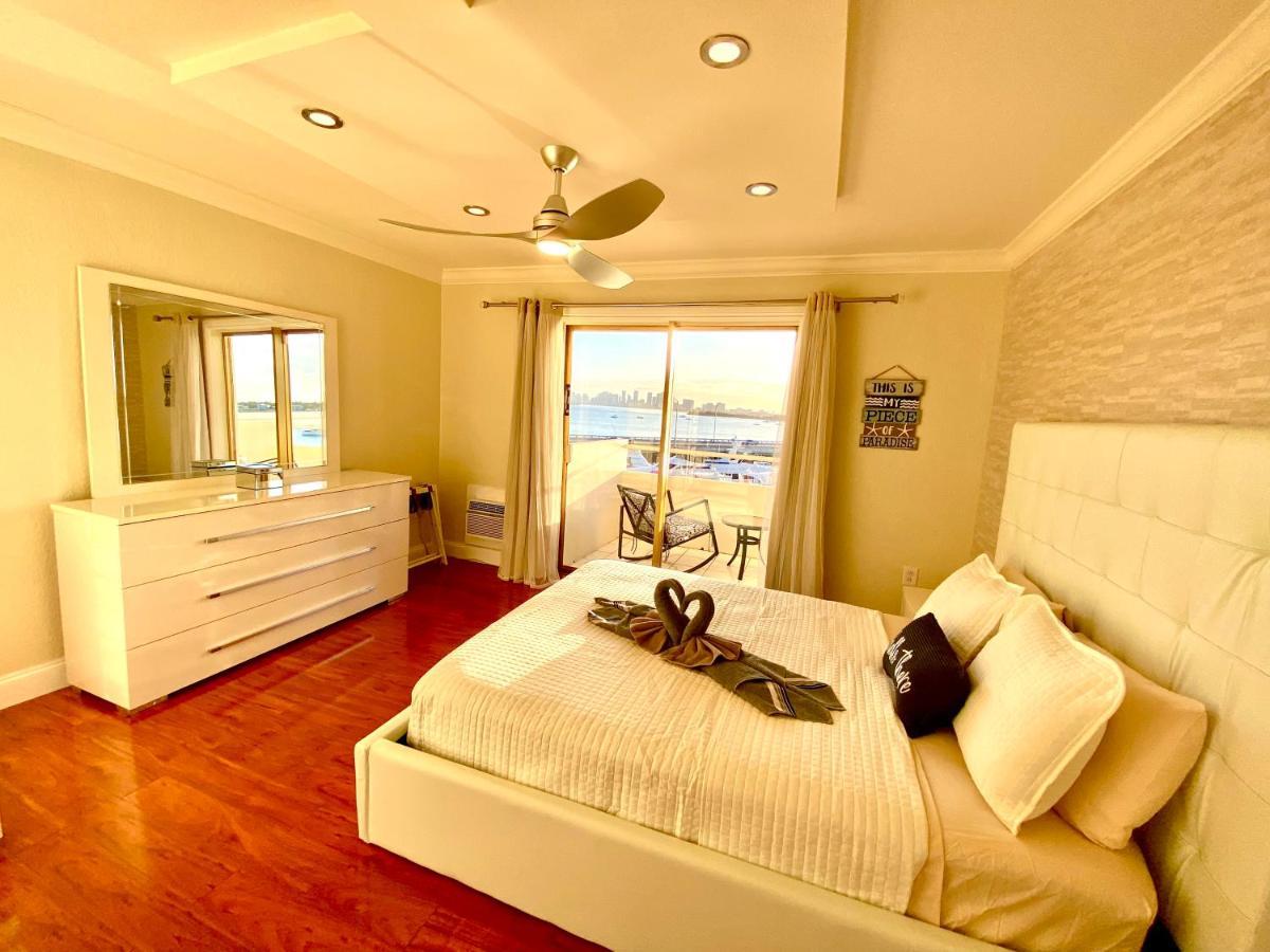 Deluxe Waterfront One Bedroom Apartment With Miami Skyline View, Free Parking 5 Mins Drive To Miami Beach Exterior foto